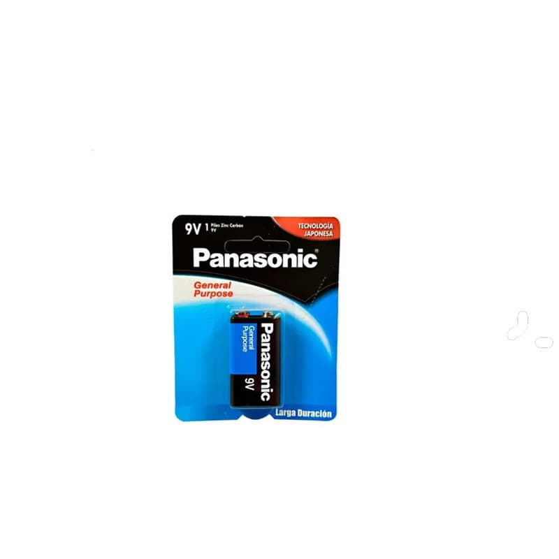 Imagen de BATERIA ZINC CARBON 9V PANASONIC