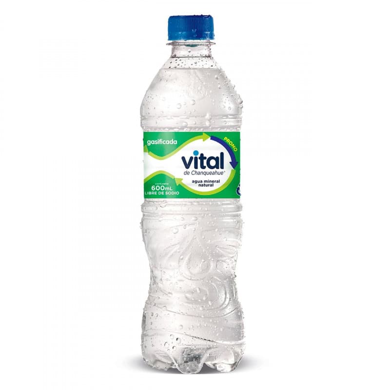 Miniatura 2 de AGUA MINERAL VITAL CON GAS 600CC DESECHABLE