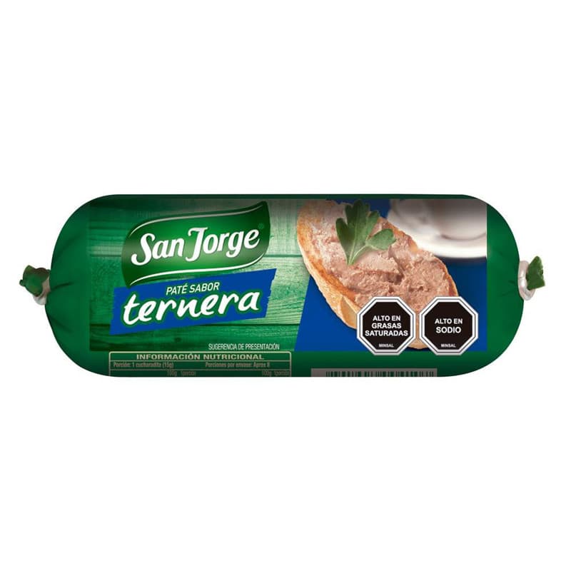 Imagen de PATE SABOR TERNERA SAN JORGE 125 GRS