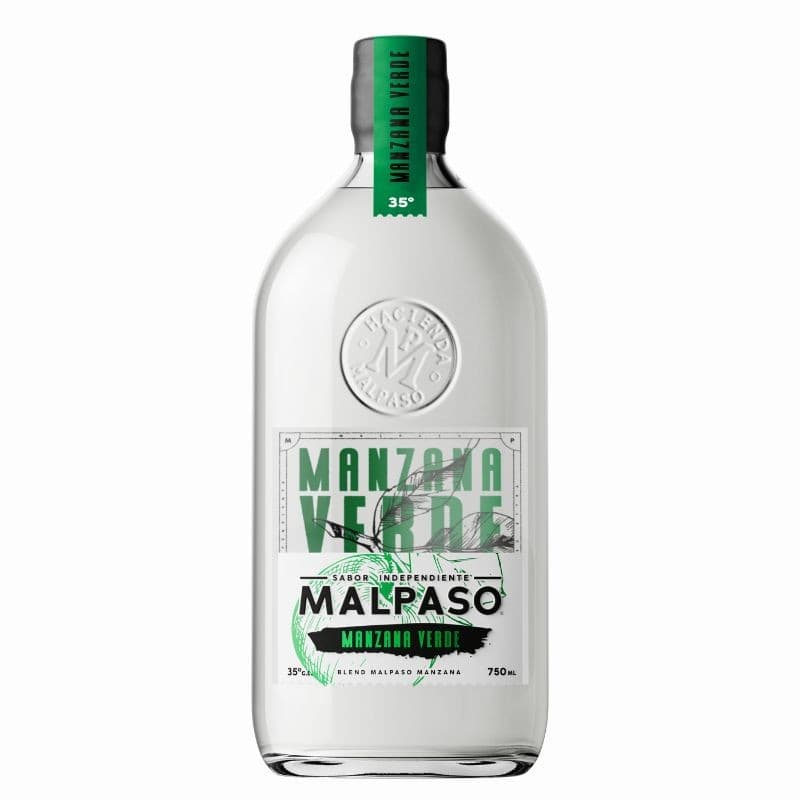 Imagen de PISCO ESPECIAL MAL PASO MANZANA VERDE 35° 750ML