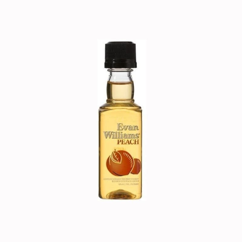 Imagen de WHISKY BOURBON EVAN WILLIAMS PEACH 35° 50CC