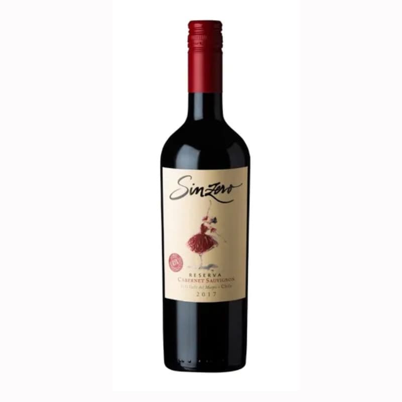Imagen de VINO SIN ALCOHOL SINZERO CABERNET SAUVIGNON 750CC