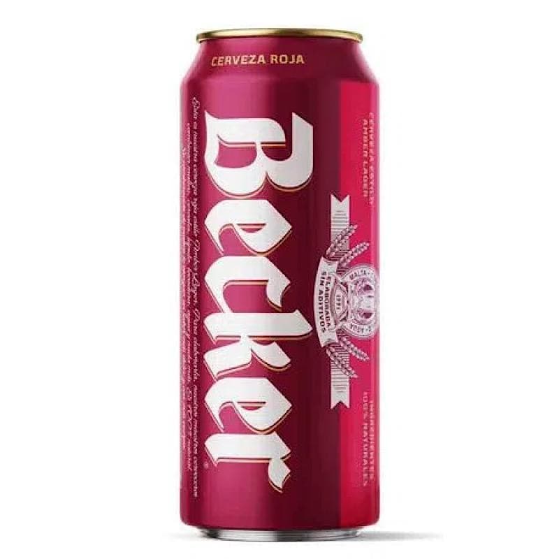 Imagen de CERVEZA BECKER ROJA 473CC LATA
