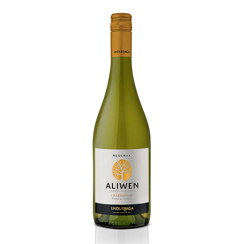 Imagen de VINO ALIWEN RESERVA CHARDONNAY UNDURRAGA 750CC 13°