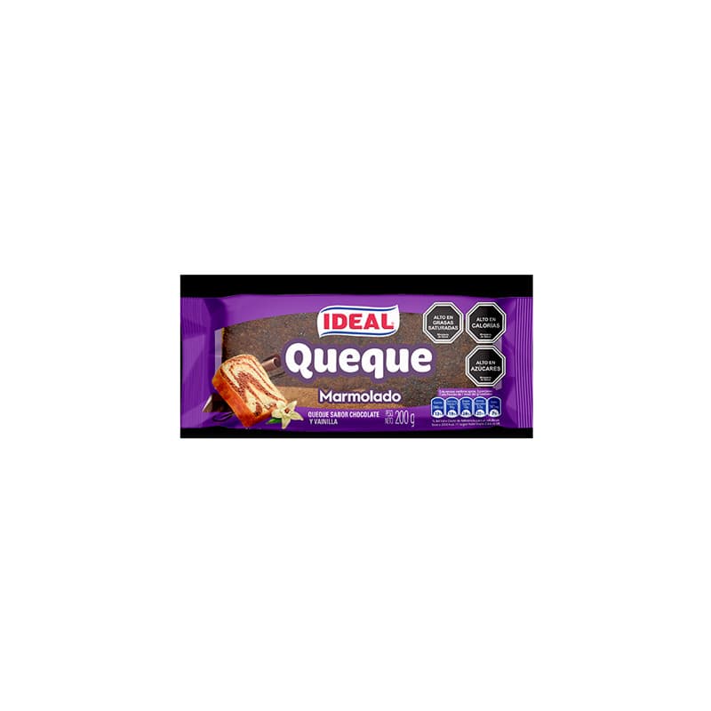 Imagen de QUEQUE BUDIN IDEAL SABOR MARMOLADO 200GR