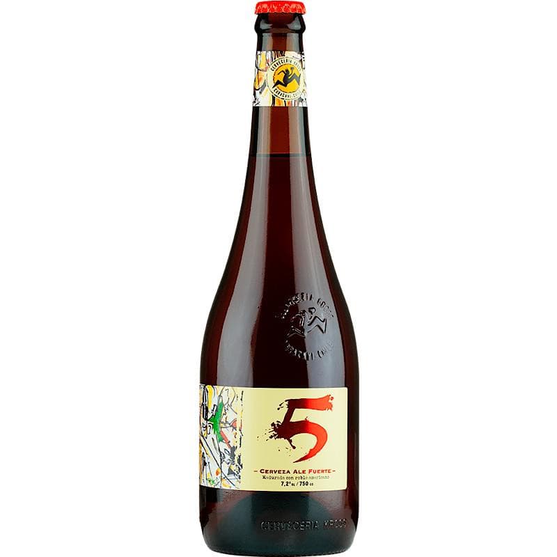 Imagen de CERVEZA KROSS 5 ALE FUERTE 750CC 7.2º