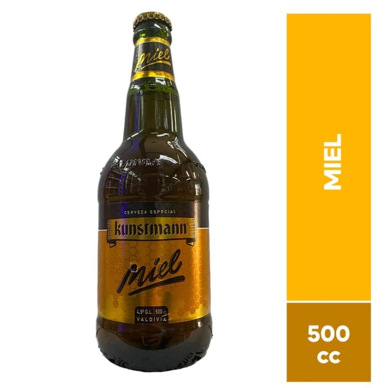 Imagen de CERVEZA KUNSTMANN MIEL BOTELLA 500CC