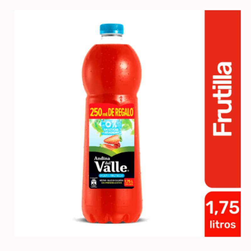 Imagen de NECTAR ANDINA FRUTILLA 1500CC DESECHABLE