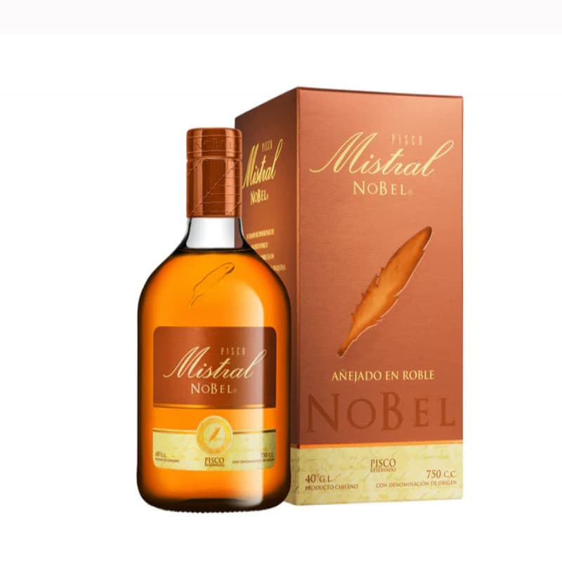 Imagen de PISCO MISTRAL NOBEL 40º 750CC