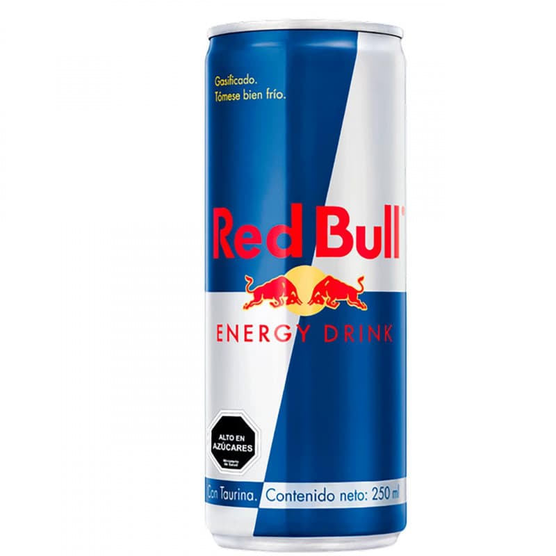 Imagen de BEBIDA ENERGIZANTE RED BULL CON TAURINA 250CC LATA