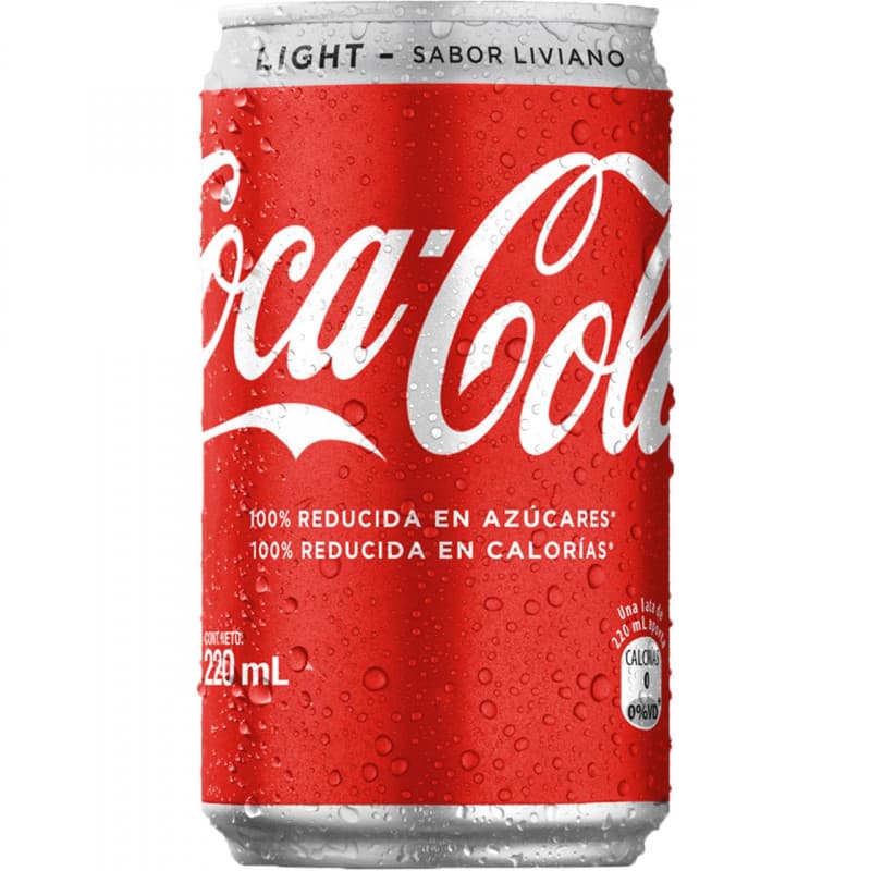 Imagen de BEBIDA COCA COLA LIGHT 220CC LATA