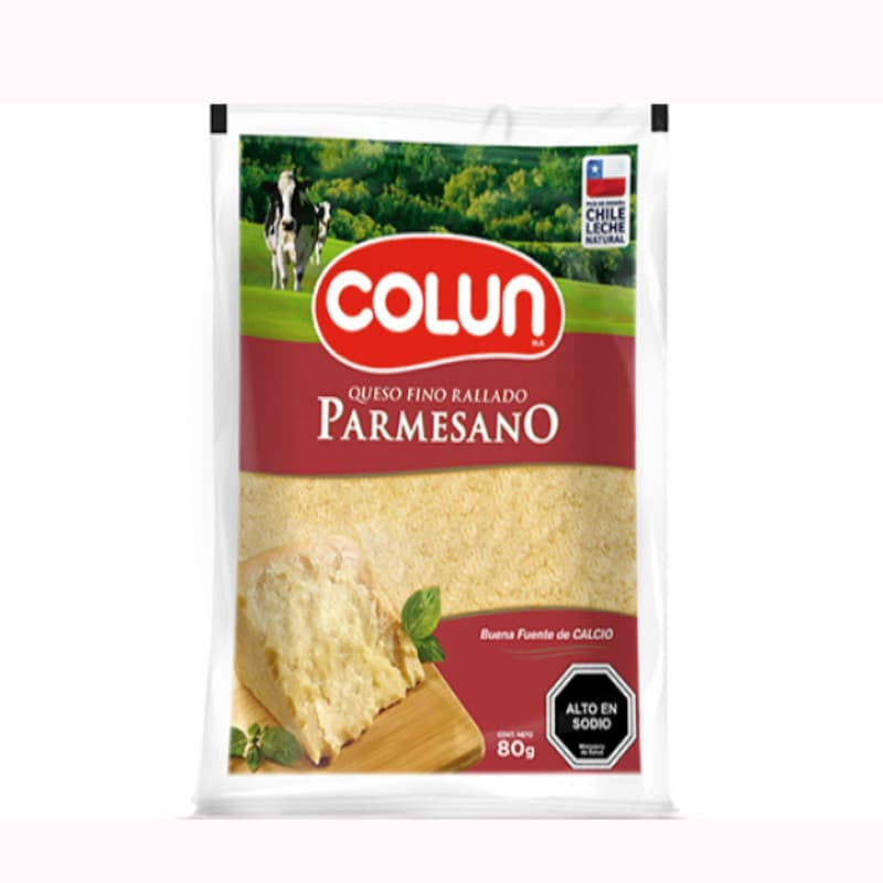 Imagen de QUESO PARMESANO RALLADO COLUN 80GR
