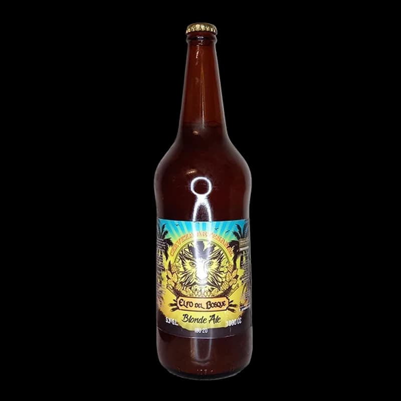 Imagen de CERVEZA ARTESANAL ELFO DEL BOSQUE BLONDE ALE 5.1° 1.000CC