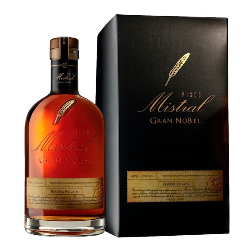 Imagen de PISCO MISTRAL GRAN NOBEL 40° 700CC