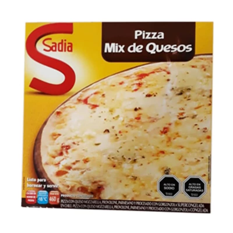 Imagen de PIZZA SADIA MIX DE QUESOS 460 GRS