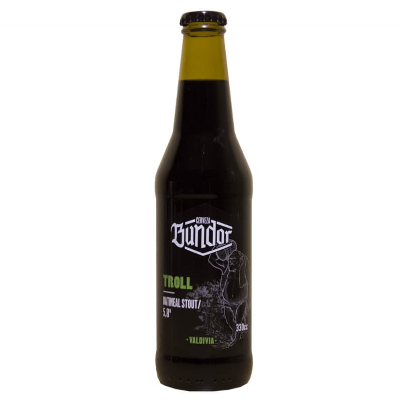 Imagen de CERVEZA BUNDOR TROLL OATMEAL STOUT 5.8° 330CC BOTELLA