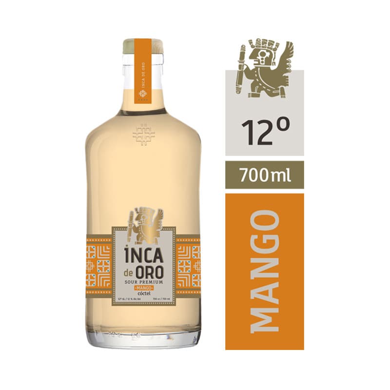 Imagen de PISCO SOUR MANGO PREMIUM INCA DE ORO 700CC