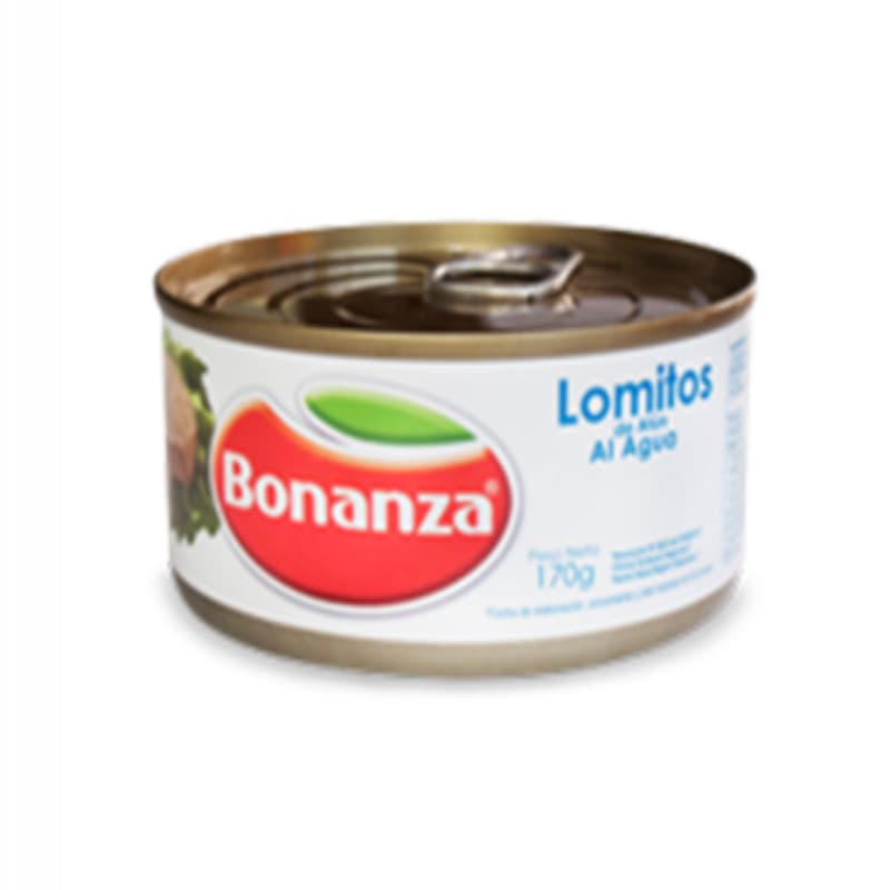 Imagen de ATUN LOMITOS EN AGUA BONANZA 140GR