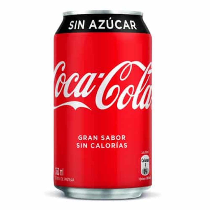 Imagen de BEBIDA COCA COLA ZERO 350CC LATA