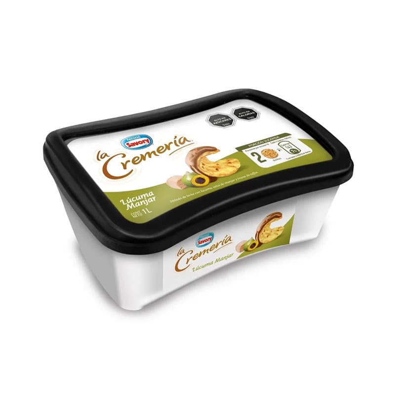Imagen de HELADO SAVORY LA CREMERIA LUCUMA MANJAR 1 LT