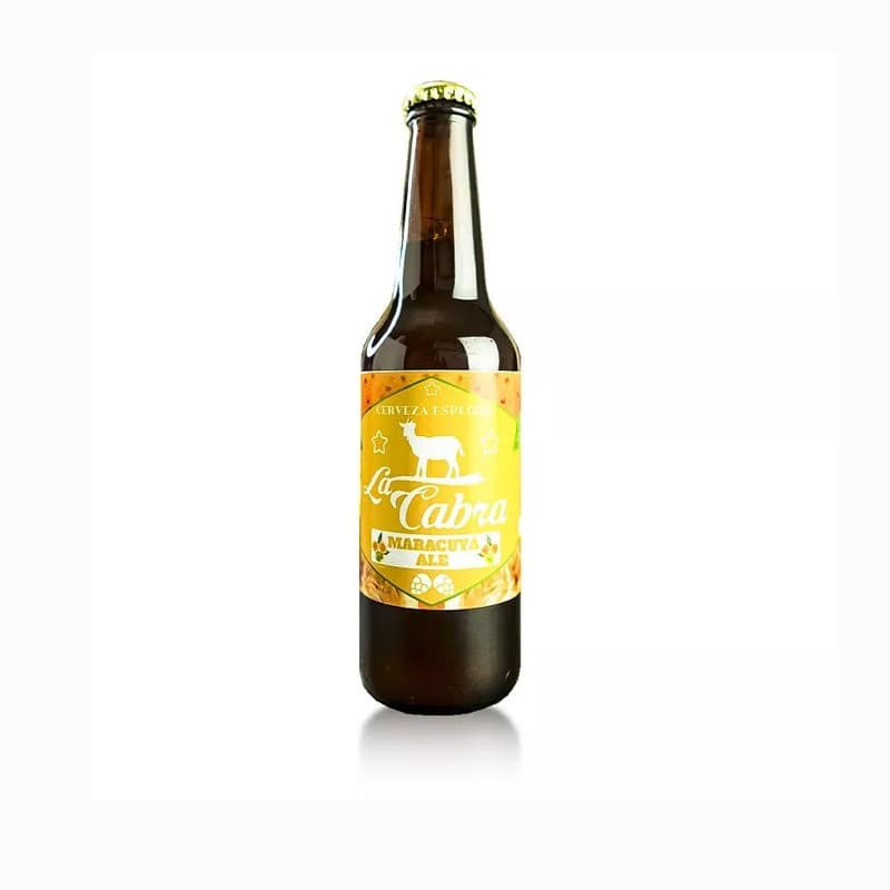 Imagen de CERVEZA ARTESANAL LA CABRA MARACUYA ALE 330CC