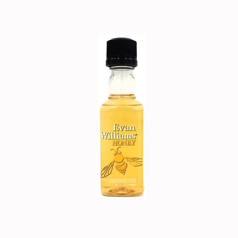 Imagen de WHISKY BOURBON EVAN WILLIAMS HONEY 35° 50CC