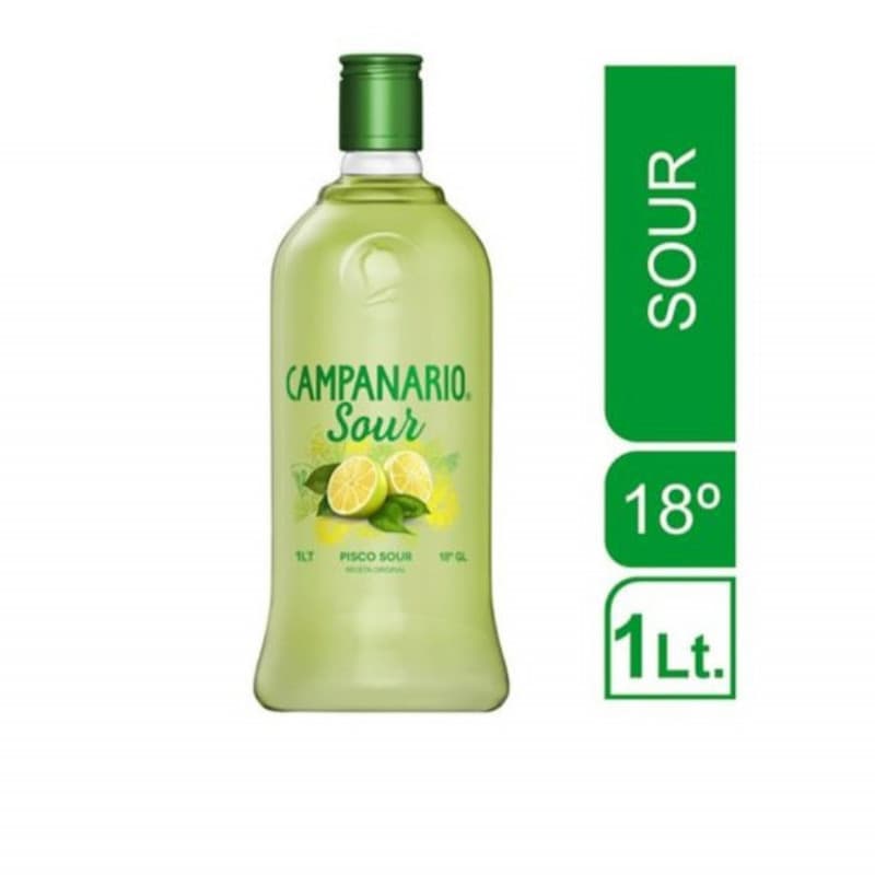 Imagen de PISCO CAMPANARIO SOUR 1000CC