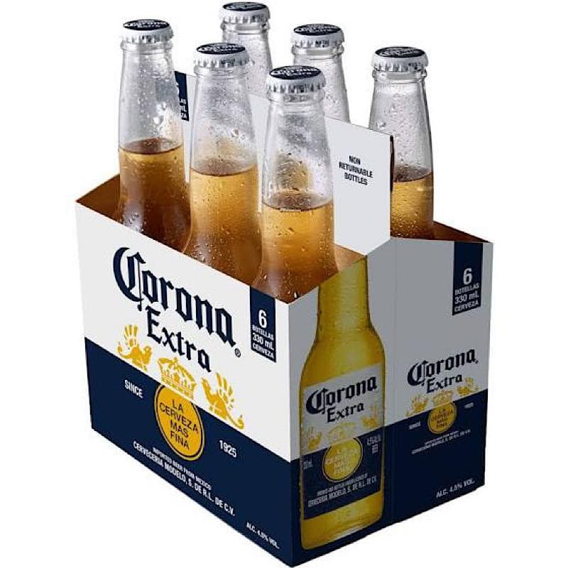 Imagen de CERVEZA CORONA SIX PACK 330CC BOTELLA